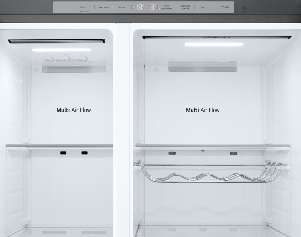 LG GSLE81PYBC Amerikaanse koelkast – 628L – Water- & ijsdispenser – WiFi LG ThinQ – Energieklasse C – foto 5