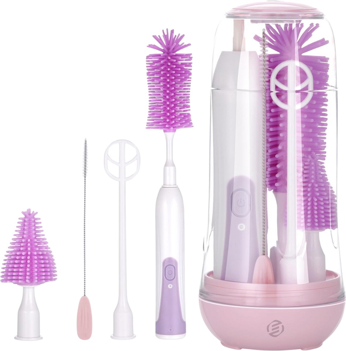 Goedkoopste Equivera Flessenborstel - Flessenborstel Baby - Flessenreiniger - Flessen Borstel - Flesvoedingaccessoires - Babyaccessoires