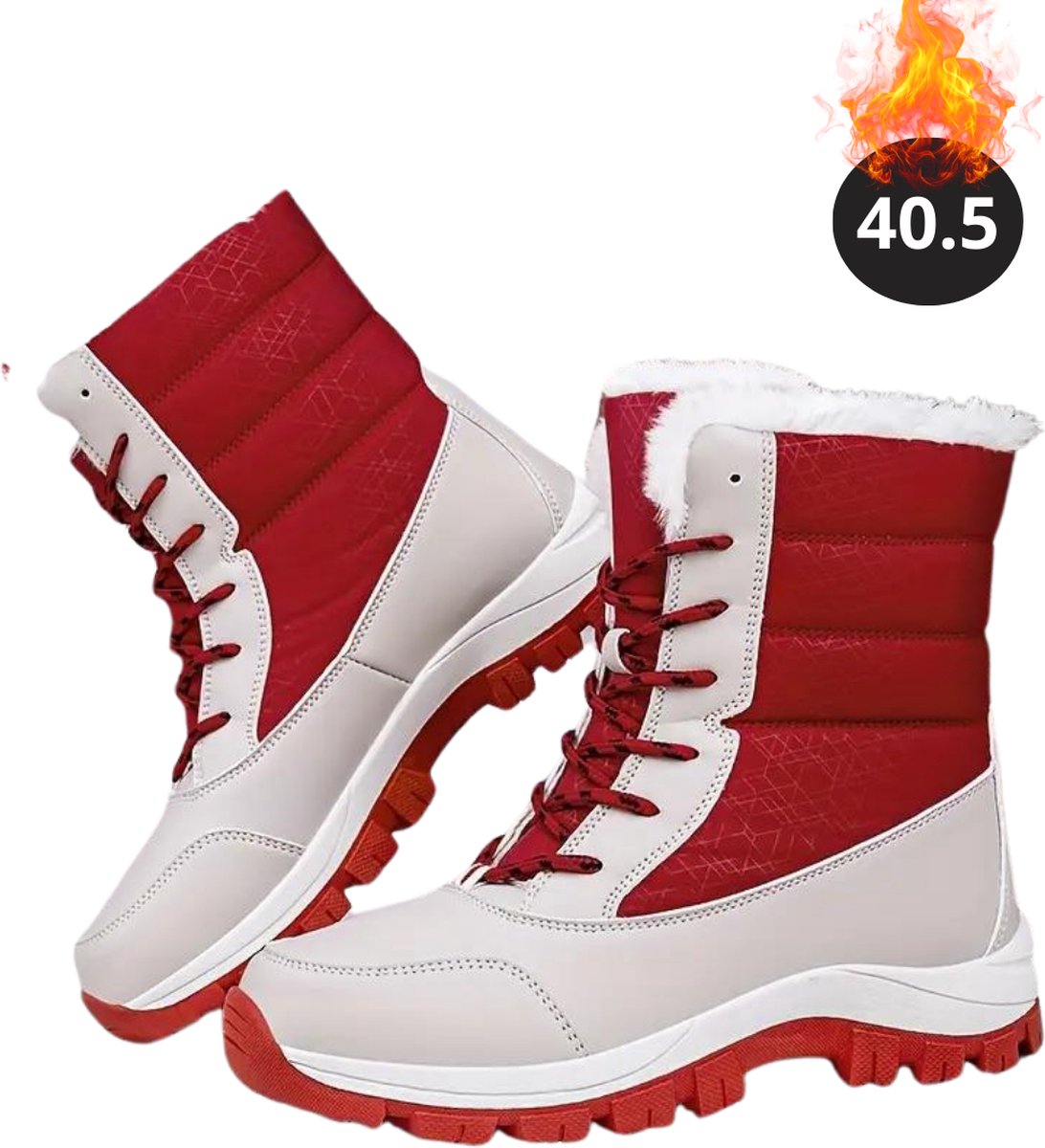 Livano Snowboots Sneeuwschoenen Sneeuwboots Dames Wintersport Ski Skischoenen – 40.5 Laarzen Grijs