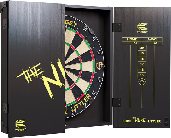 Target Luke The Nuke Littler Dartboard Cabinet Set - Dartkast van Target — afbeelding 5