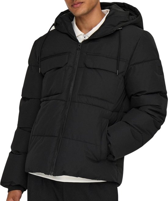 ONLY & SONS Onselijah Pckt. Hood Jacket OTW bufferjas voor heren, Darkest Spruce, XL