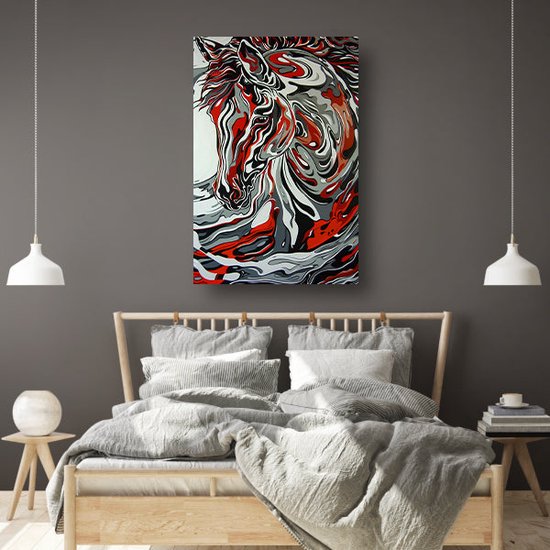 Zebra glas schilderijen - Dieren glasschilderij - Glasschilderij Patronen - Wanddecoratie klassiek - Plexiglas schilderij - Schilderijen & posters acrylglas 60x90 cm