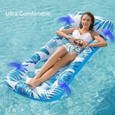 Atsmoce Air Mattress gonflable pour hamac à Water – Lit de natation pliable avec pompe à Air manuelle pour fête sur la plage, carnaval Summer