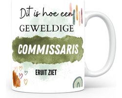Mok bedrukken met beroep Commissaris