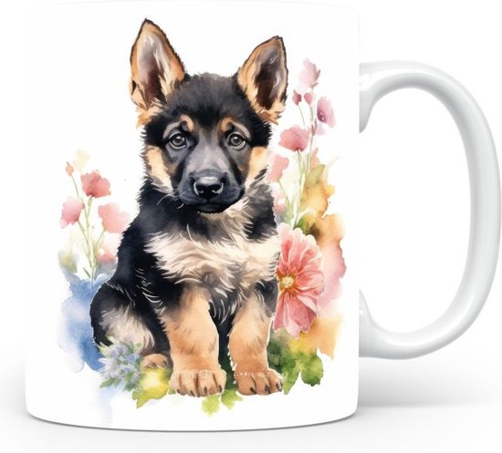 Mok Koffiemok Met Hondenmotief - Duitse Herder, Teckel, Labrador - Keramisch En Vaatwasmachinebestendig