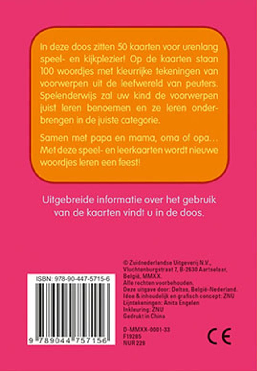 Speel- en leerkaarten 0 - Speel- en leerkaarten - Mijn eerste 100 woordjes vanaf 1 jaar — afbeelding 7