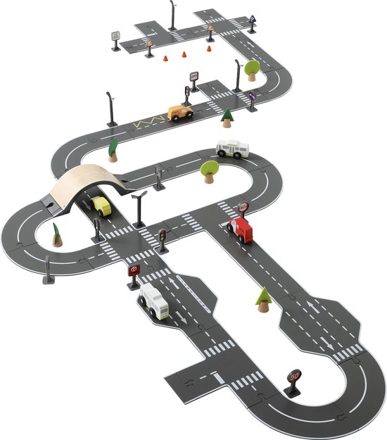 Vertbaudet Circuit de voitures en bois