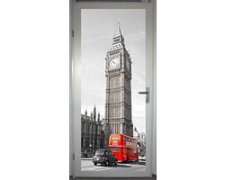 Deurposter 'Londen 8' - deursticker 75x195 cm