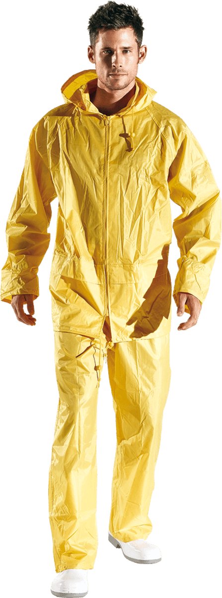 SIR SAFETY CAYENNE SET Werkregenset HEREN Veiligheidsregenset Geel - Waterdicht - Winddicht - Warmte Gesealde Naden