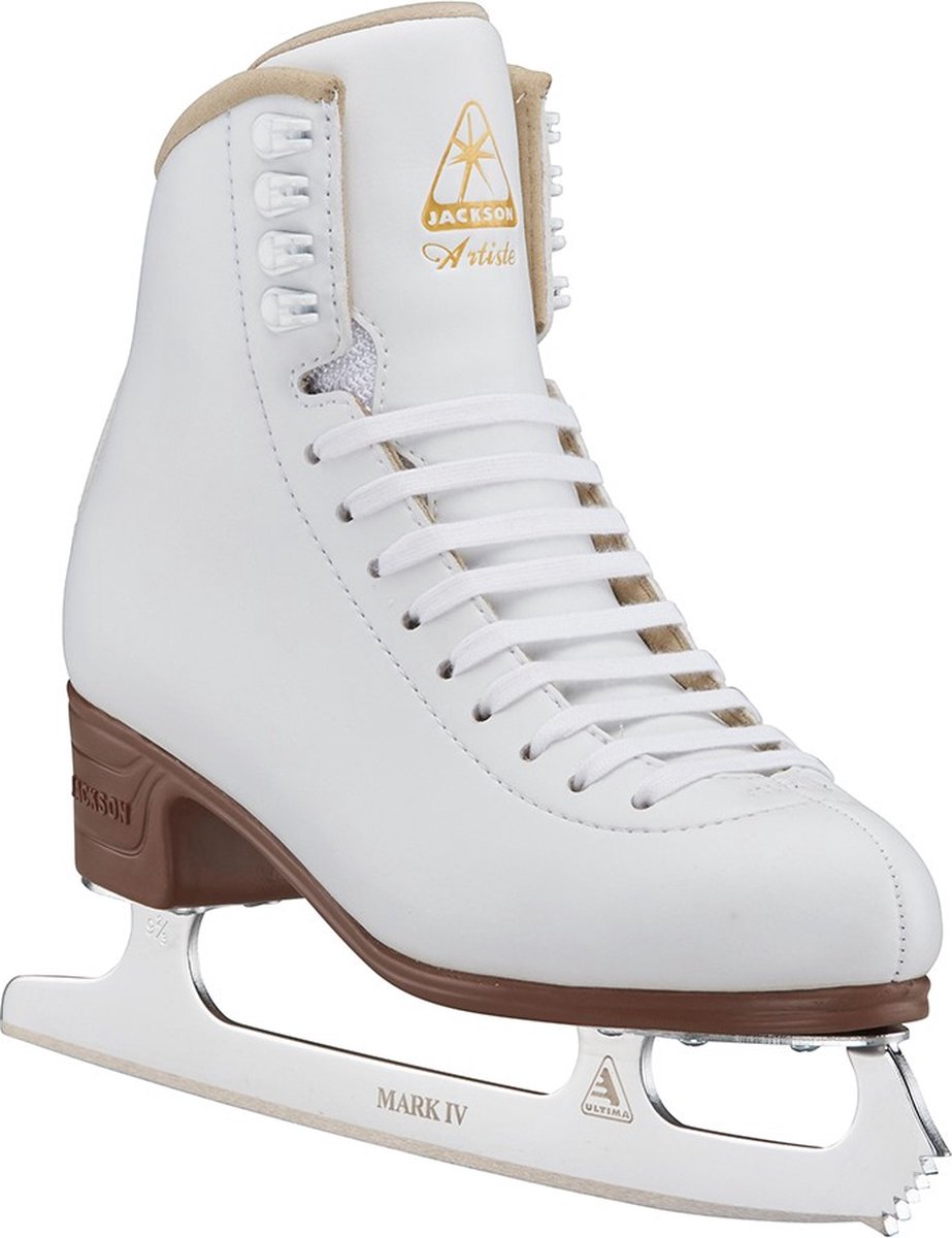 Jackson – Artiste – Kunstschaatsen – Schaatsen – Dames – Wit – Premium Support & RVS IJzer – Maat EU 38