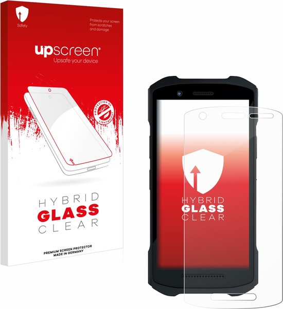 upscreen - Screenprotector voor Zebra TC21/ TC26 - Folie Beschermfolie Beschermglas transparant