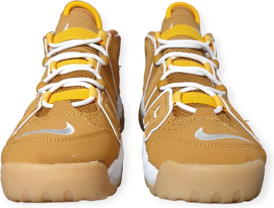 nike uptempo wheat flax