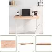 Plateau de table vidaXL - Dessus de table - Plateau de table de remplacement - Panneau de meuble - Plateau de table rectangulaire 100 x 50 x 4 cm en bois de hêtre massif