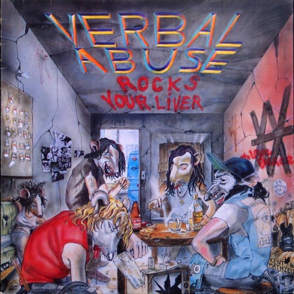 Verbal Abuse - V.A. Rocks Your Liver (LP)