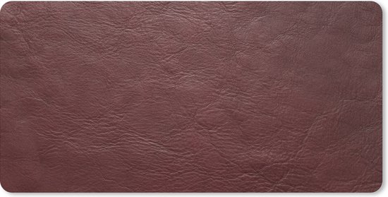 Tapis de souris XXL - Sous-main - Tapis de bureau - Imprimé cuir marron - 80x40 cm - Tapis de souris XXL