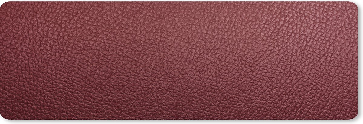 Muismat XXL 90x30 cm - Bureau onderlegger - Bureau mat Leer - Lederlook - Rood - Licht - Bureaumat - Gaming mousepad xl - Bureaulegger groot - Computer deskmat