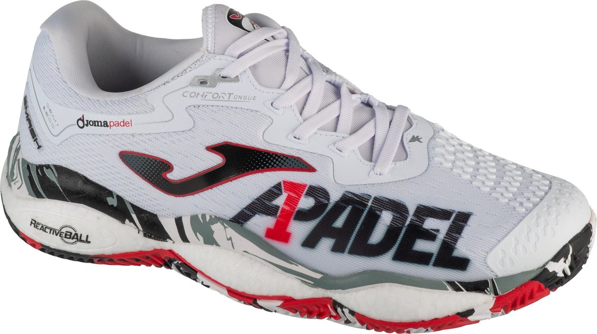Joma Smash Men 2482 TSMAW2482C, Mannen, Wit, Tennisschoenen,buty do padla, maat: 43,5