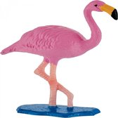 Flamingo taart topper decoratie 8 cm