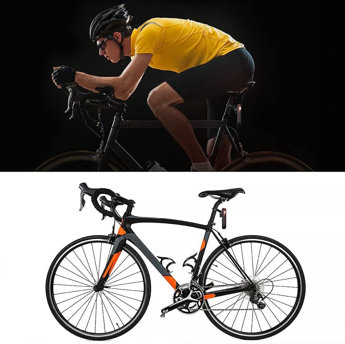 SICHERE BEFESTIGUNG FAHRRADLICHTHALTER für Garmin Varia RTL515 RTL510