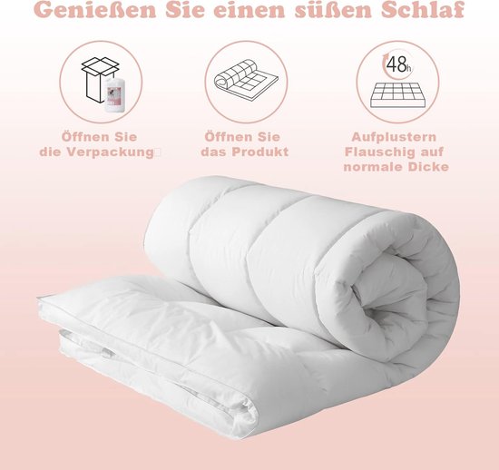 Autsel Matrastopper 135 x 190 cm, 1200 g/m², ultrazachte matrastopper met 4 anti-slip hoeklussen, premium matrasbeschermer, hypoallergeen, machinewasbaar, microvezel topper