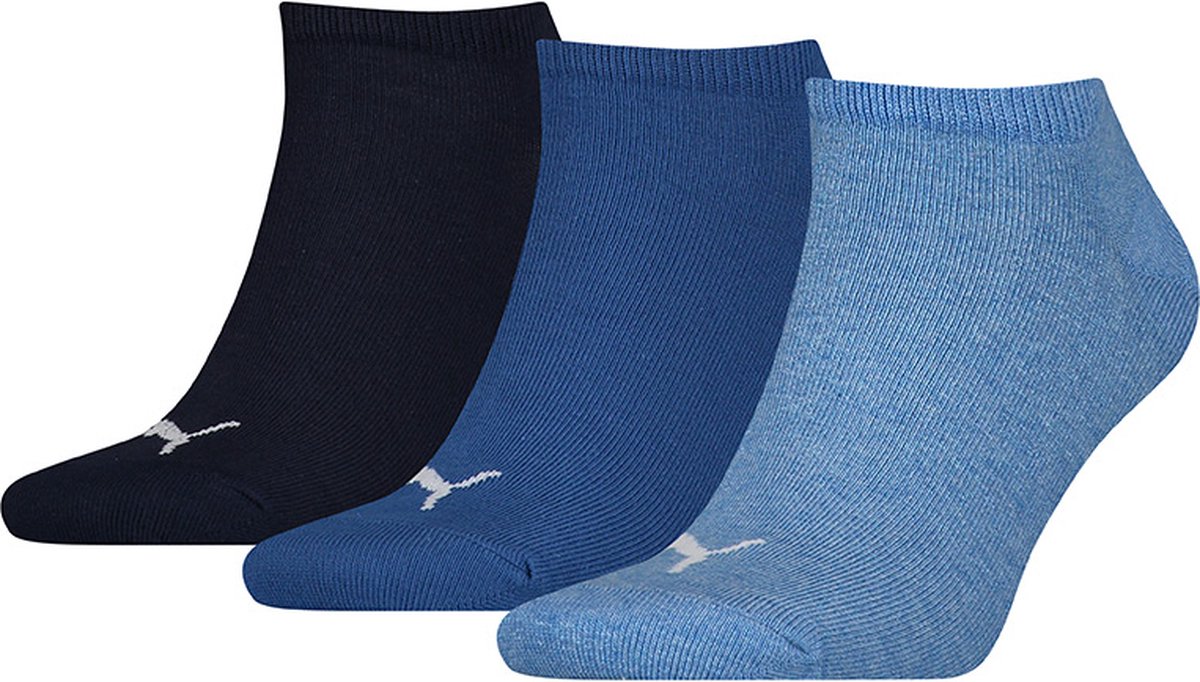 Puma Sneakersokken Plain 3-pack True Blauw