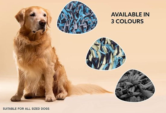 Snuffelmat Hond - Interactieve Voerpuzzel voor Mentale Stimulatie, 60x