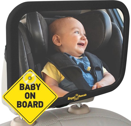 Soontrans Spiegel Auto Baby XXL Rückspiegel Baby Auto, Klare