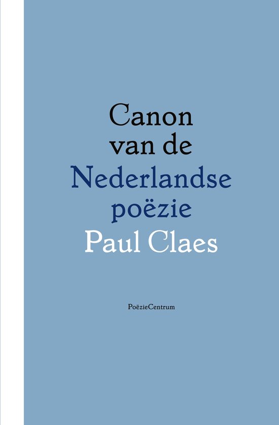 Canon van de Nederlandse poëzie - cover