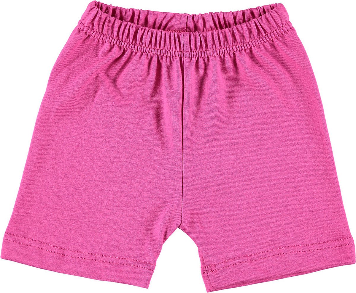 Korte broek fuchsia 62-68 biologisch katoen