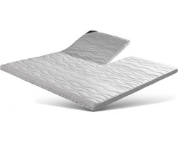 Splittopper 140x200 - HR Gelfoam - Caresse 750 - 9 cm dik - Anti allergisch