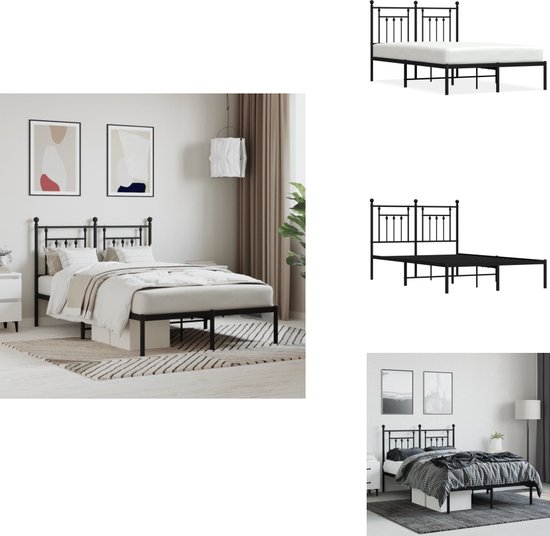 Lutown-Teen Metalen Bedframe 180x200 cm met Ronde Hoekpoten
