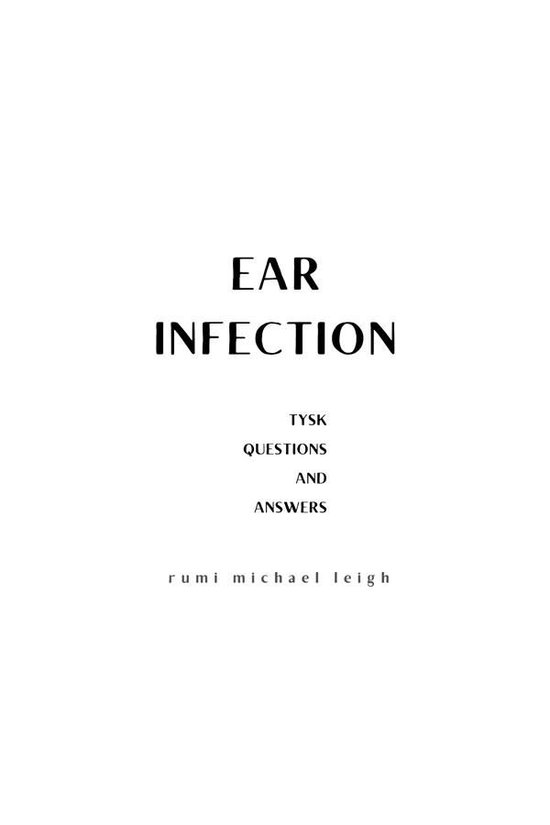 Ear Infection - cover