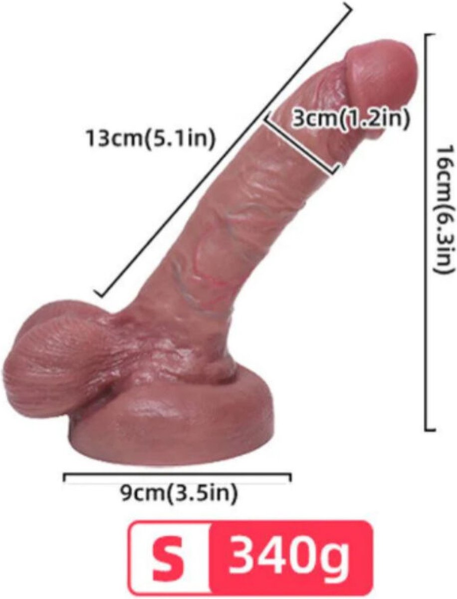 Goedkoopste ARMONY - REALISTIC LIQUID SILICONE DILDO 13 CM | DILDO | REALISTISCH DILDO | SEKSSPEELTJES VOOR VROUW | SEX TOYS VOOR VROUW
