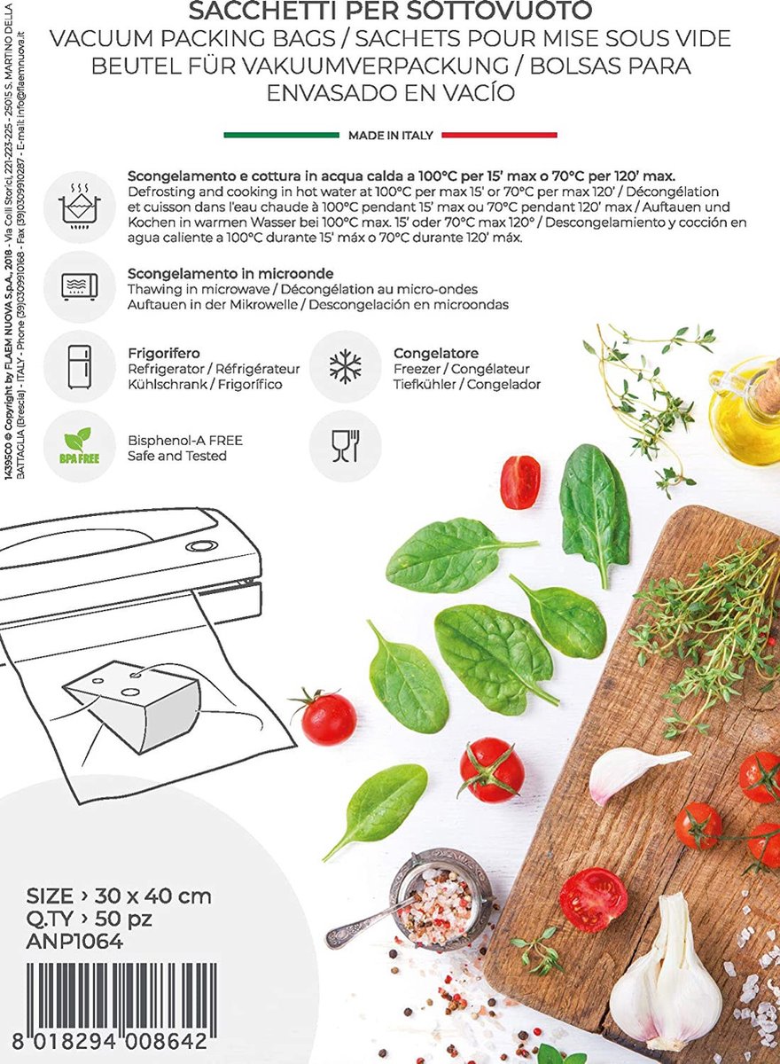 Magic Vac ANP1064 vacuum sealer accessoire Zak voor vacuümverpakker