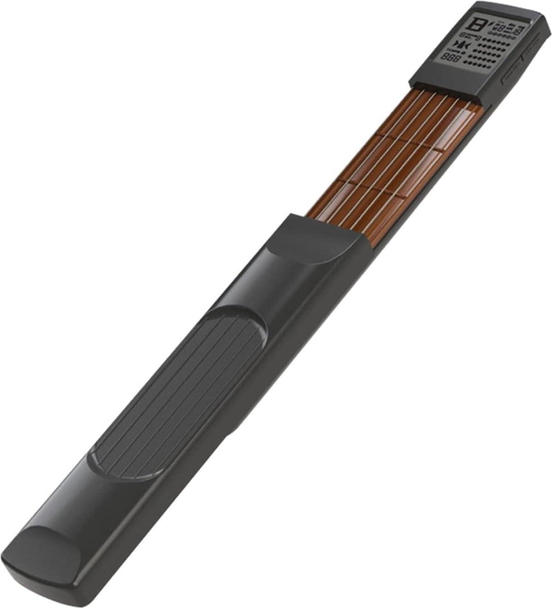 Mini Gitaar Akkoord Trainer, 6 Frets Pocket Oefentool Draagbaar Hals Met Draaibaar Kaartscherm Metronoom Functies Trainer Cadeau Voor Beginner 638580970