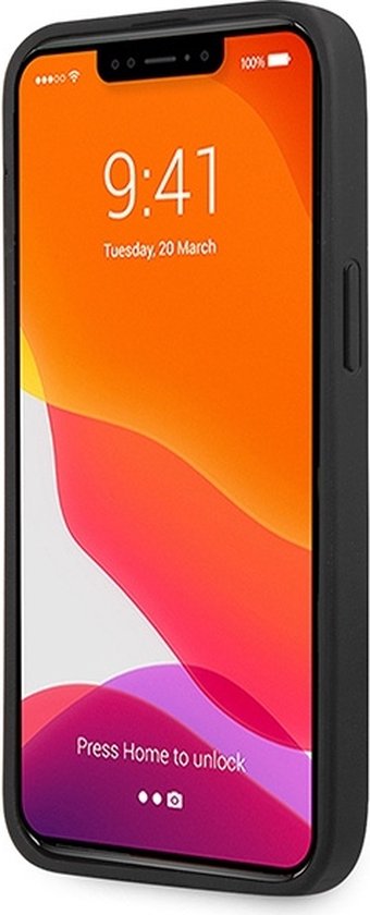 Coque arrière pour iPhone 14 Pro Max - BMW - Zwart uni - Cuir