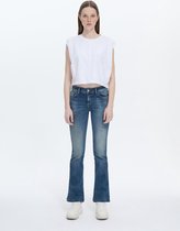 LTB Jeans Fallon Dames Flared Jean - Donkerblauw - Darla Wash