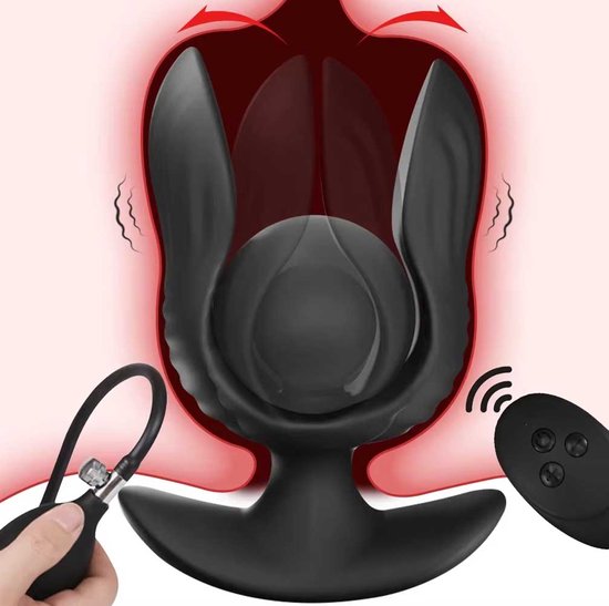 Plug anal gonflable vibrant XXL - Plug anal large - Tlcommande - 10  rglages de... | bol