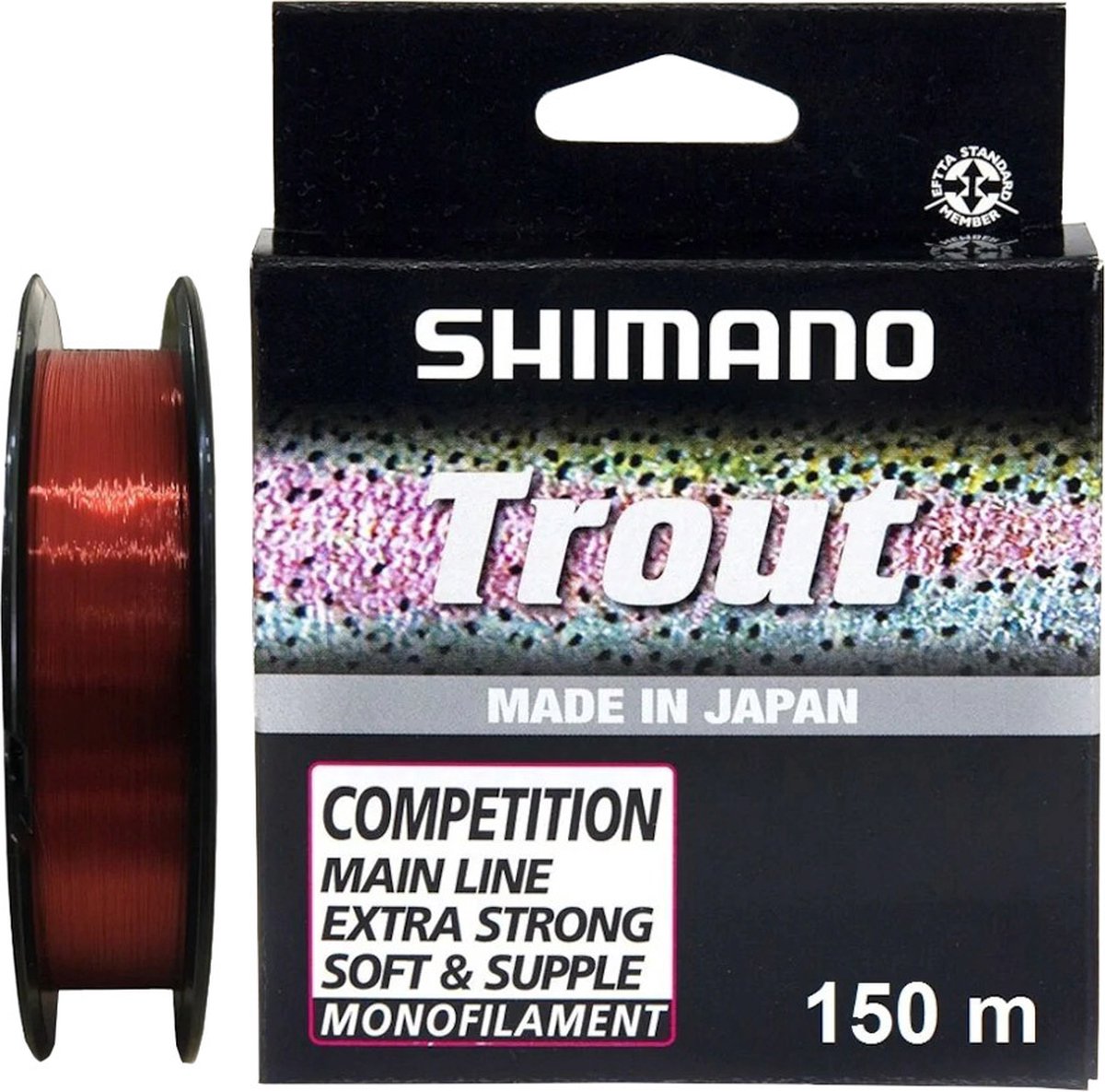 Shimano Trout Competition Mono | Rood | 150m Rood 0.205mm