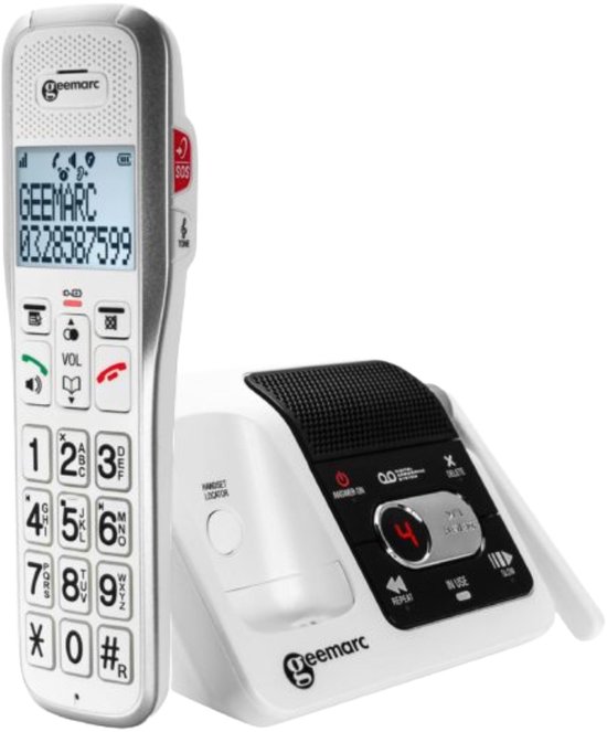 Geemarc Amplidect595 SOS-PRO senioren telefoon met noodknop foto 6