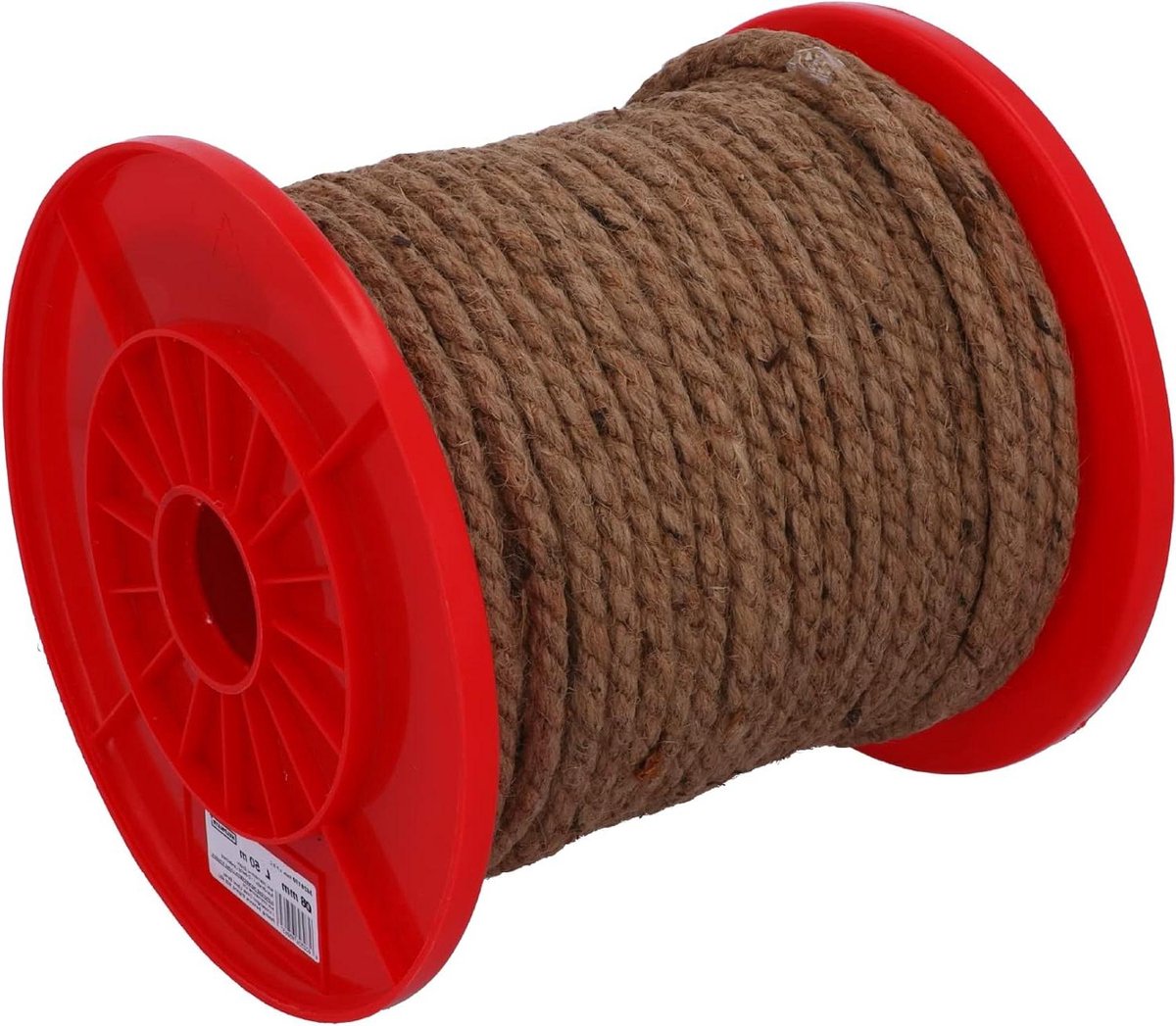 Henneptouw natuur - knutselwerk decoratie - 100% natuurlijke vezel - biologisch afbreekbaar - jute koord - 8 mm x 50 meter