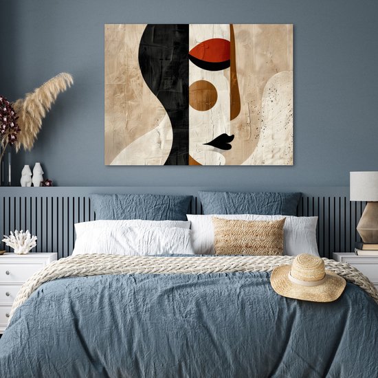 Affiche 120x90 cm - Visage - Abstrait - Art - Posters - Décoration Décoration murale - Salon - Chambre