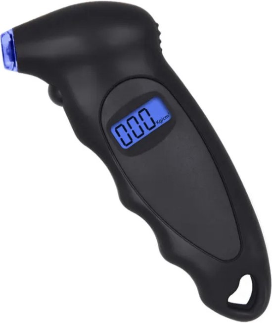 Scoby - Digitale Bandenspanningsmeter - Autobanden meten - Bandendrukmeter - LCD-scherm - Tot 150 PSI - Digital Tire Pressure Gauge - Zwart