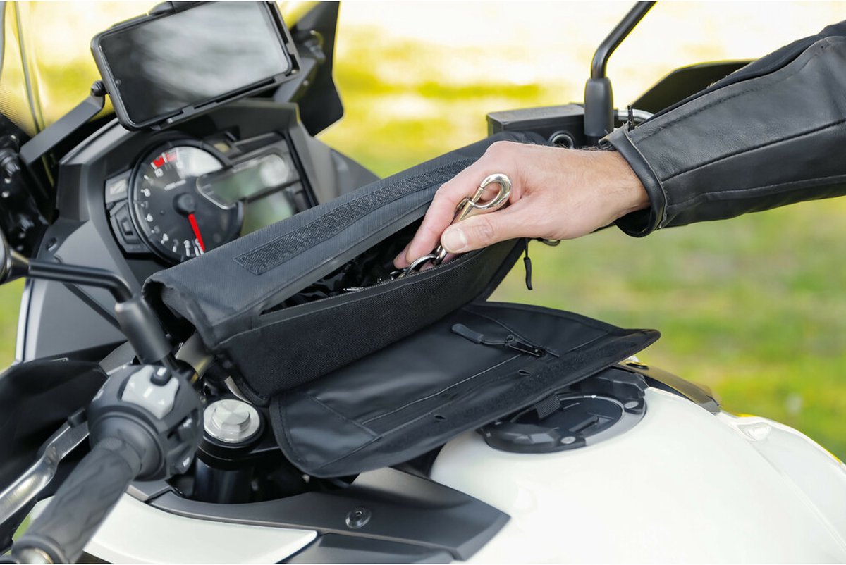 Lampa T-Voyager Waterdichte Motor Stuur Tas - Motortas - Handige Opbergoplossing voor Onderweg - 2L