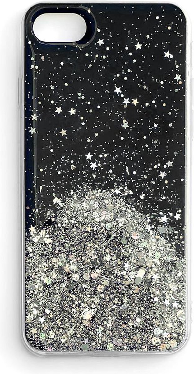 Wozinsky - Star - glitter glanzende hoes met glitter Xiaomi Mi 10T Pro / Mi 10T zwart