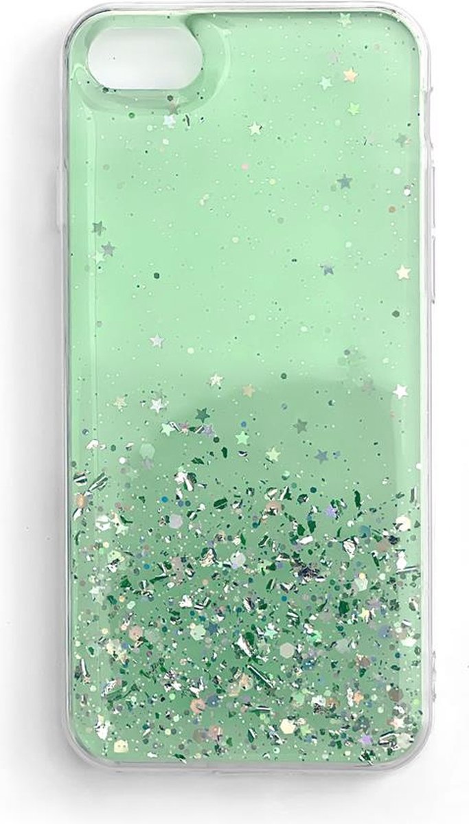 Wozinsky Telefoonhoesje Voor Apple Iphone Xr Met Sterren En Glittereffect