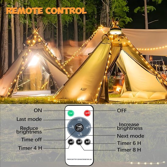 Lampe De Camping LED Rechargeable USB - Urgence, Extérieur, Portable Avec Lumière Blanche Et Rouge