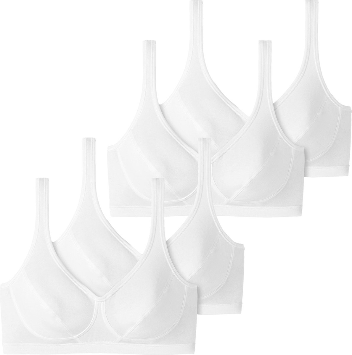 Schiesser Bustier 95/5 Cotton Padded Wit