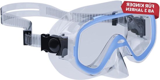 Masque de plongée pour enfants à partir de 3 ans - avec cache-nez - revêtement anti-buée - vue panoramique Masque de plongée avec tuba