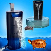 Aquariumfilter 317GPH, 4-traps potfilter 378,5L, extreem stil